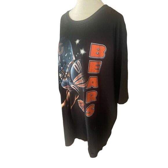 Chicago Bears NFL Apparel Black Short Sleeve T-Shirt Size 4X Tall-NWOT - Picture 6 of 8